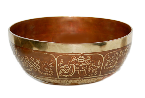Tibetan Handmade Etching Singing Bowls in india