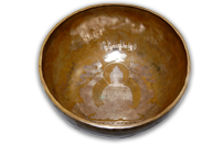 Tibetan Handmade Golden Figure Bowls in india