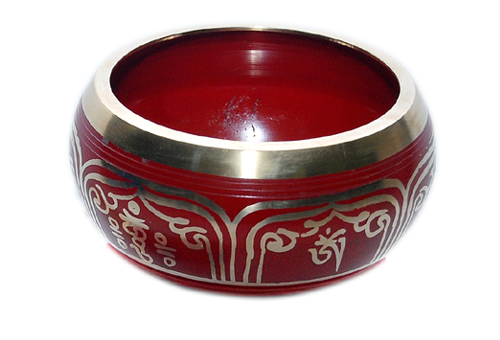 Tibetan machine made etching singing bowls in india