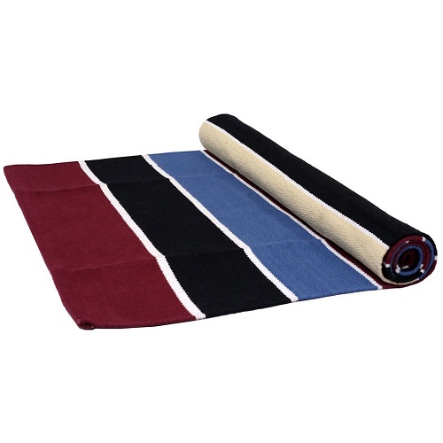Yoga Rug/ Mat Stripe Pattern