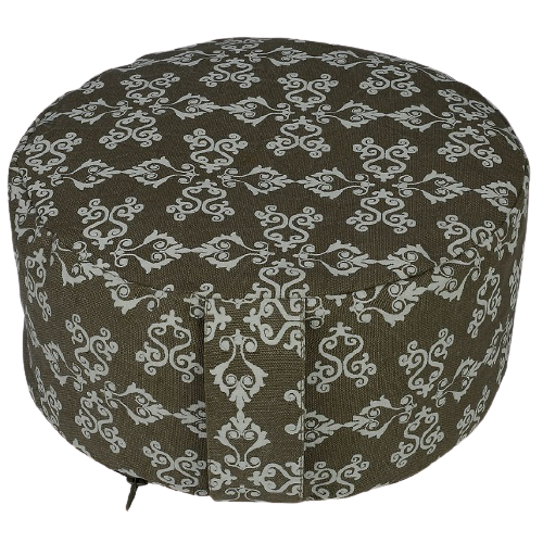 Full printed meditation cushion zafu