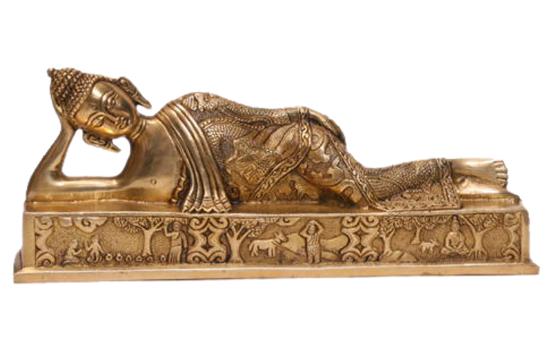 BRASS RELAXING BUDHA
