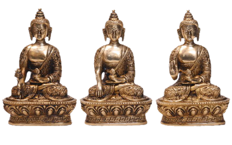 singingbowlsexporter_SBEB0022_1 BRASS BUDHA