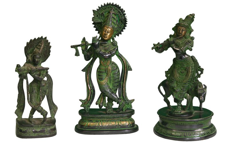 singingbowlsexporter_SBEK0001_1 BRASS KRISHNA